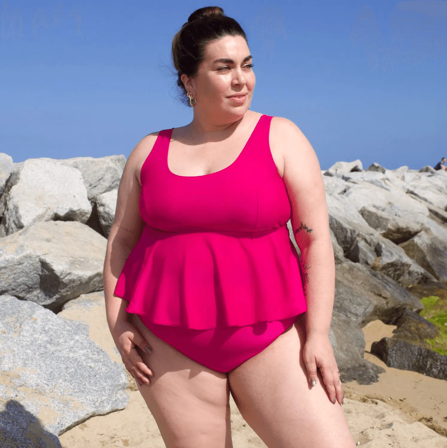 Who you gonna call? Bikini Oberteil - Hot Rosa