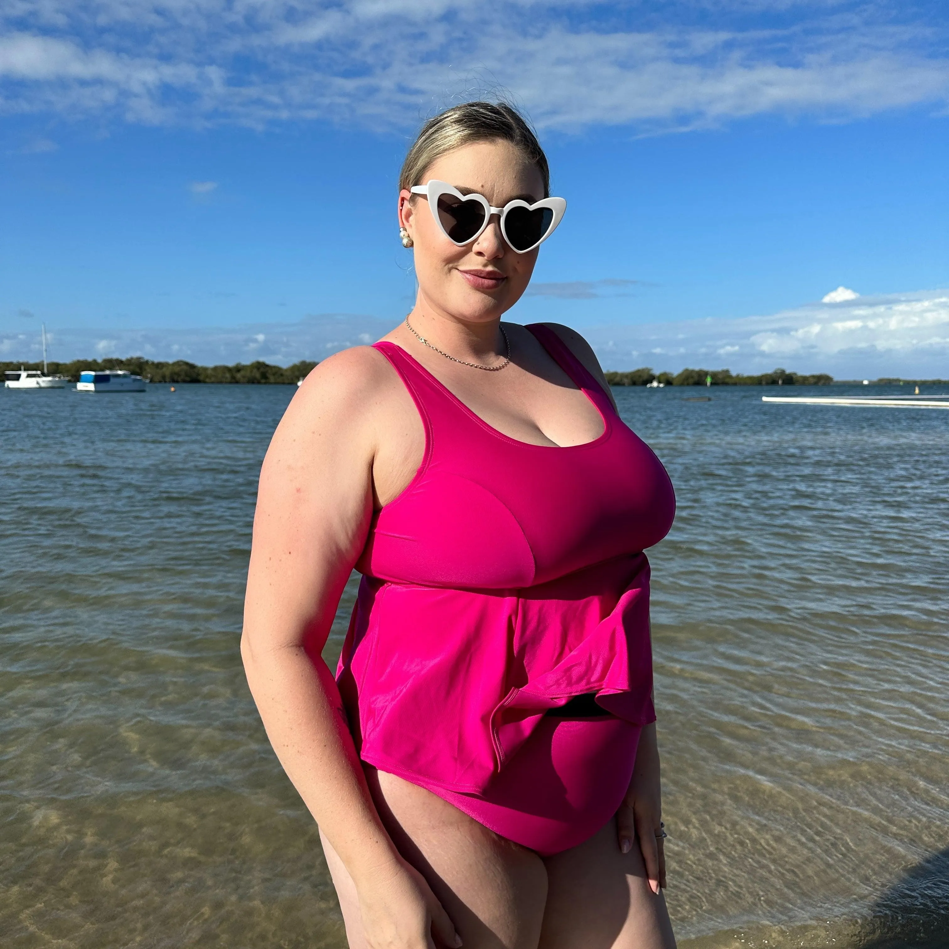 Who you gonna call? Bikini Oberteil - Hot Rosa