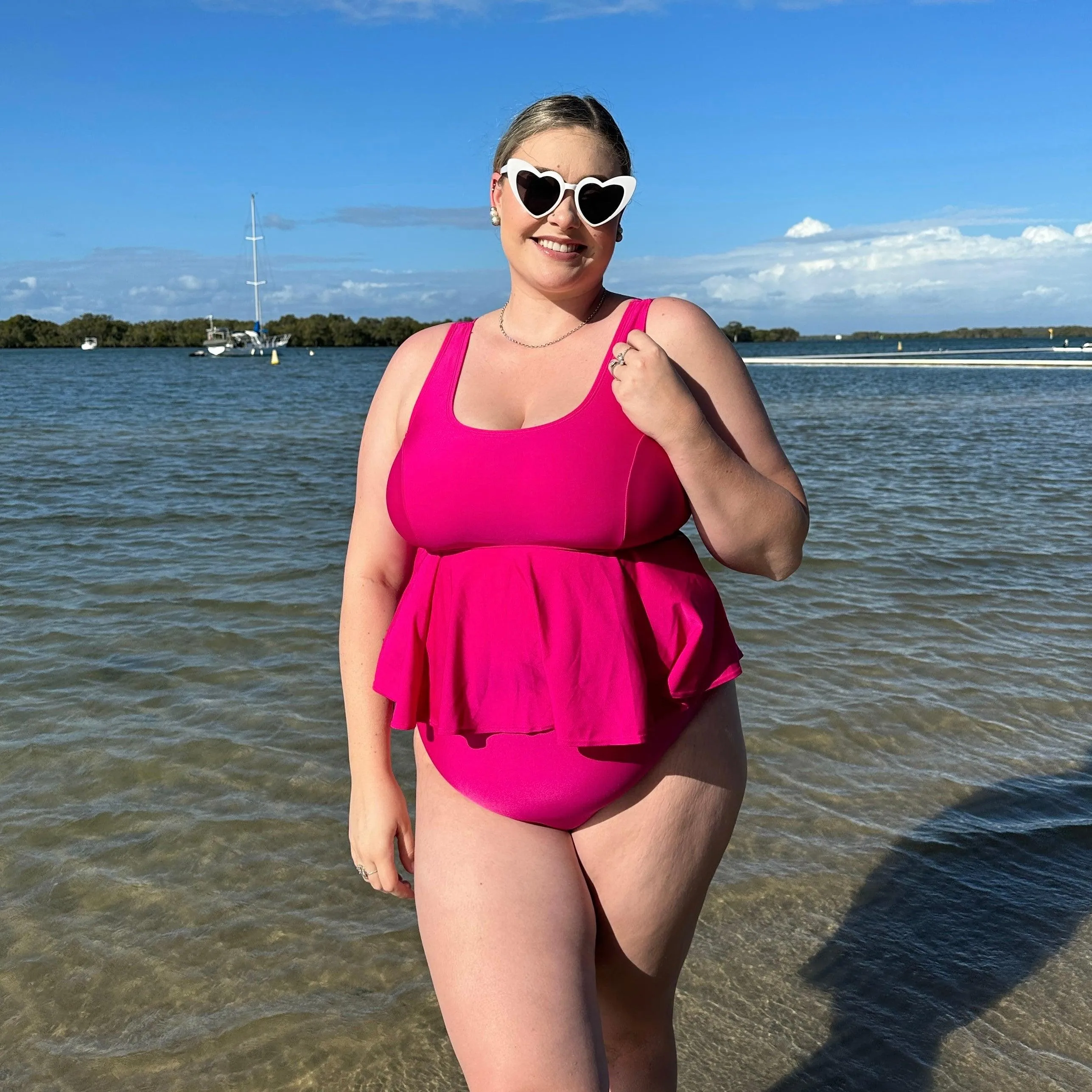 Who you gonna call? Bikini Oberteil - Hot Rosa