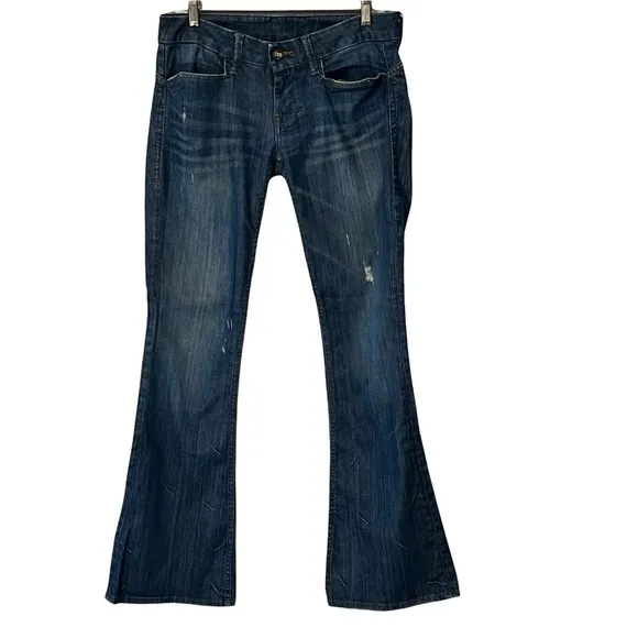 William Rast Y2K Vintage Flare Bell Bottom Jeans 29 Low rise Y2K retro