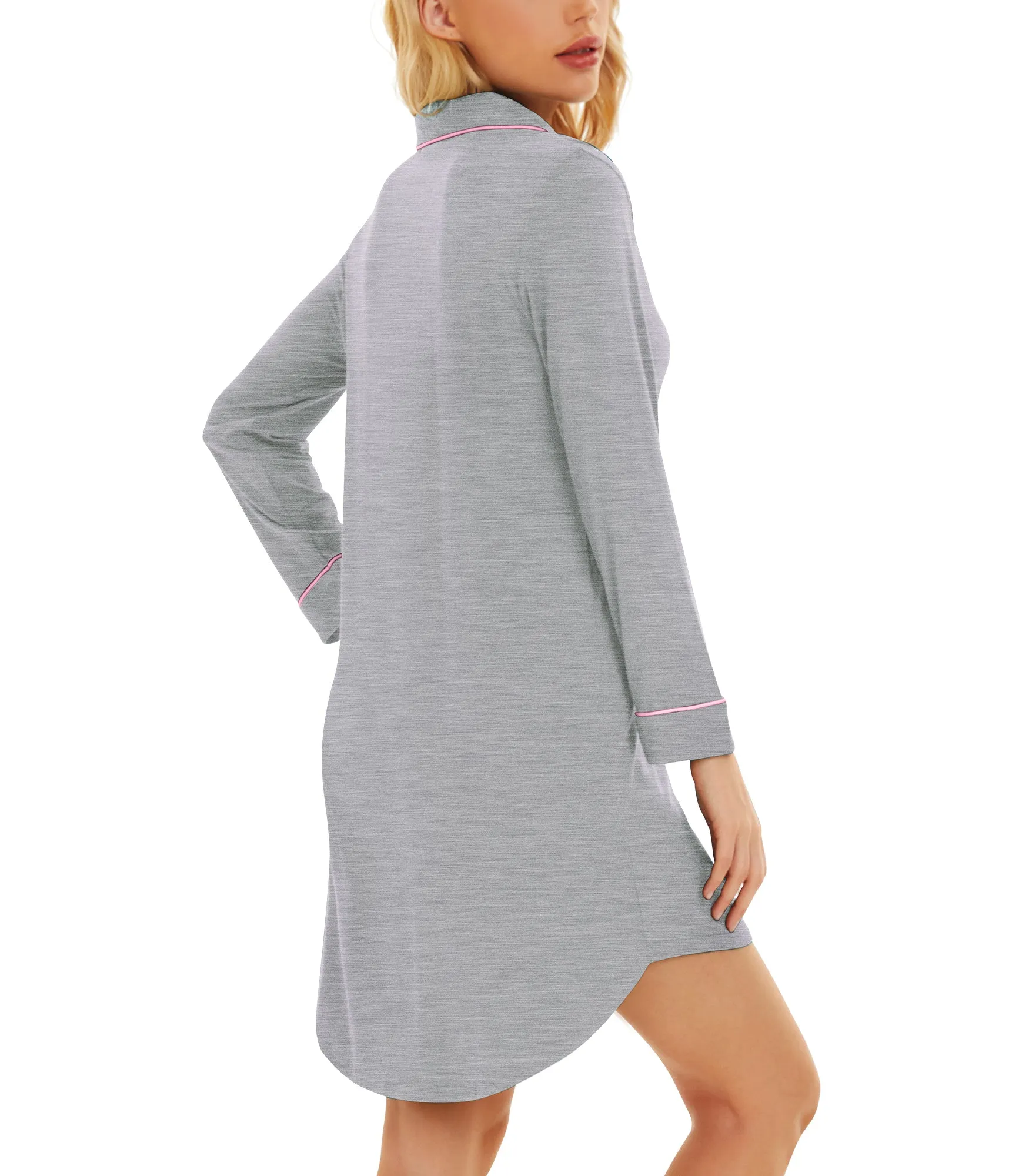 WiWi Bamboo Comfy Long Sleeve Nightgowns