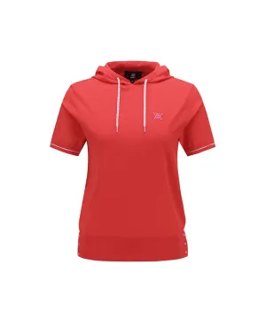 Women Hoodie Point Sweater - Red