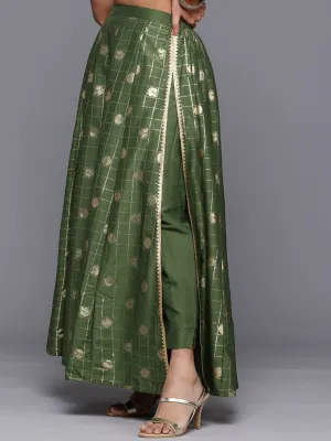 Women Printed Flared Maxi Skirt-AHSKCNFP-15038