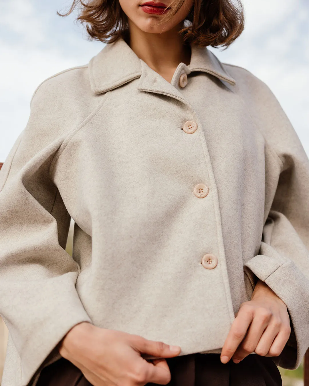 Women Winter cropped Jacket