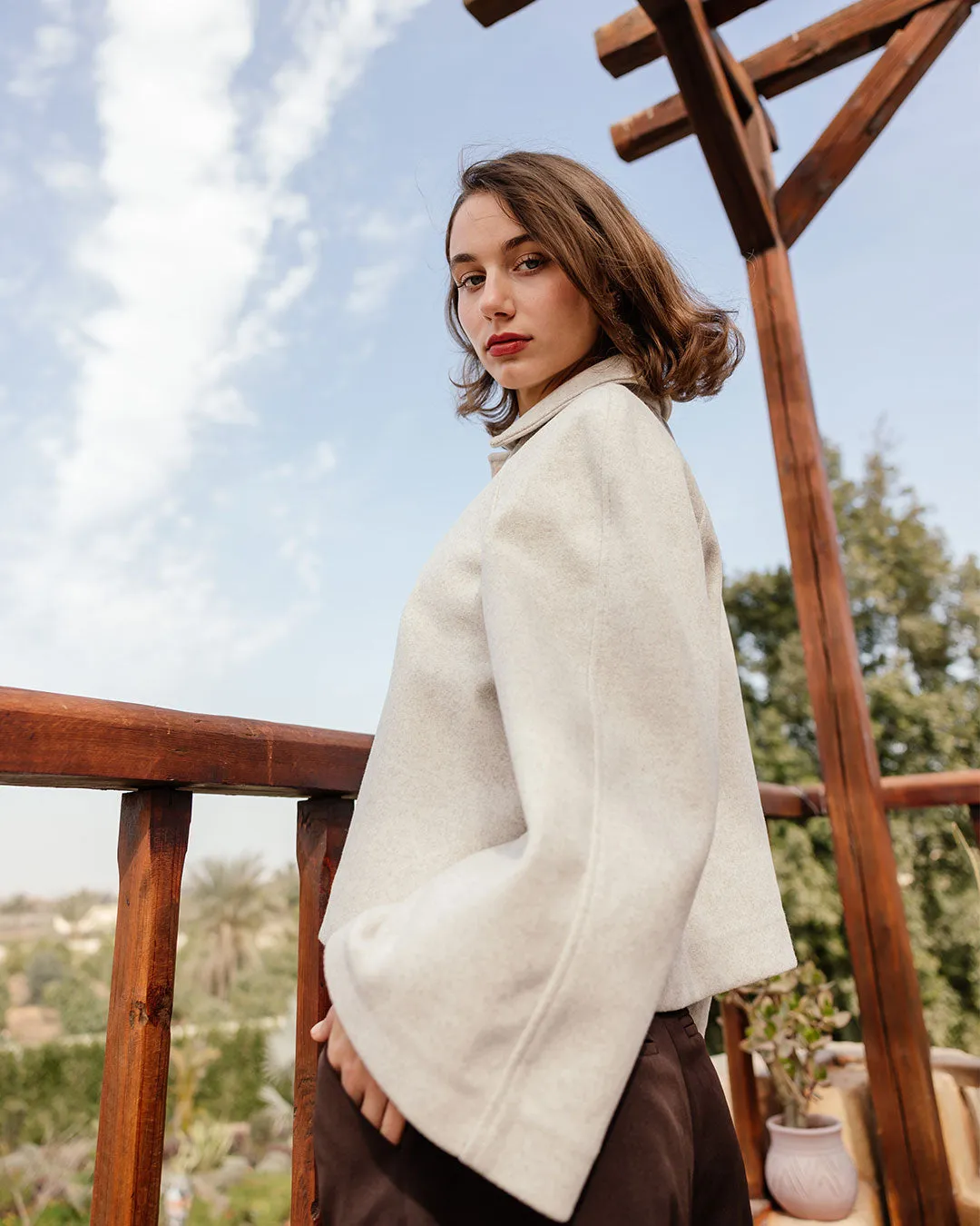 Women Winter cropped Jacket