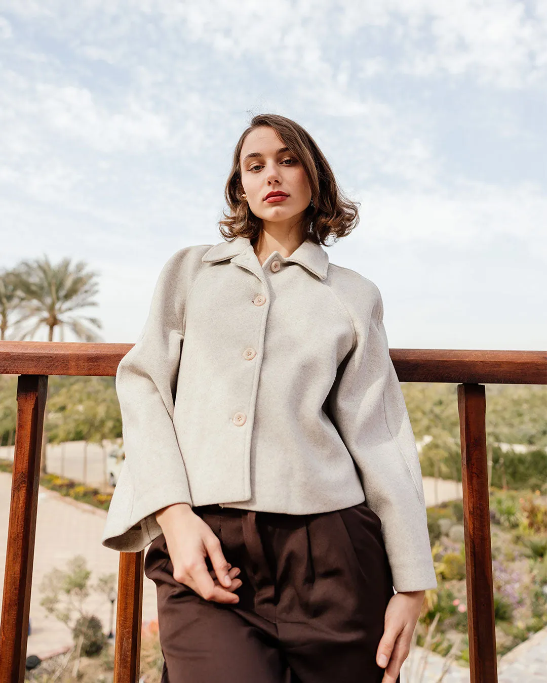 Women Winter cropped Jacket