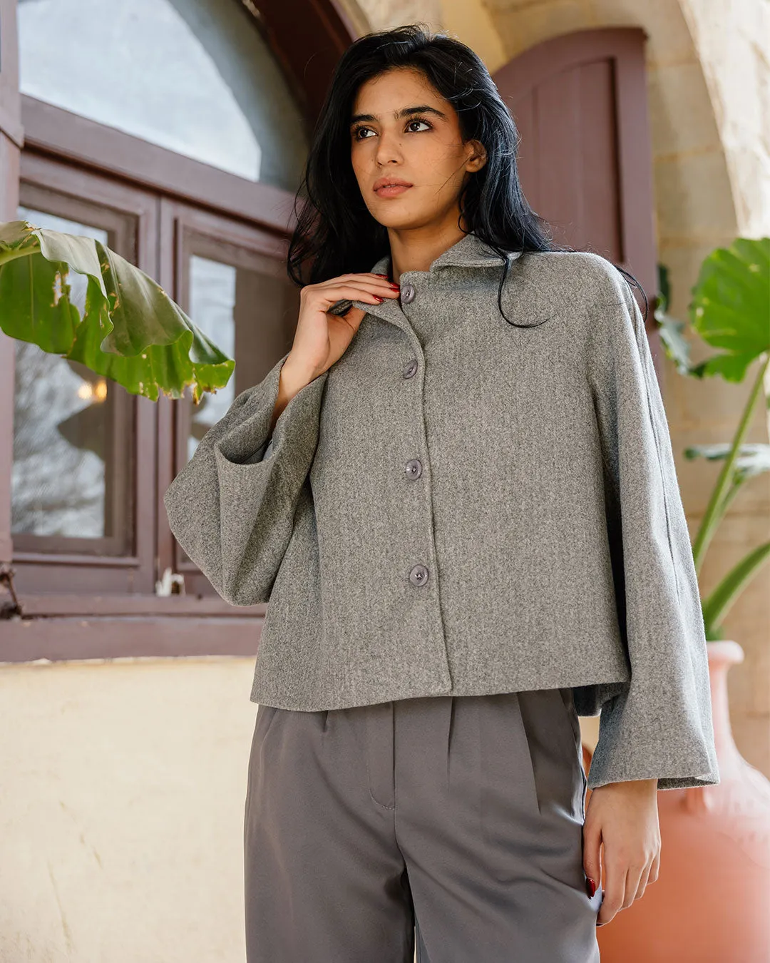 Women Winter cropped Jacket