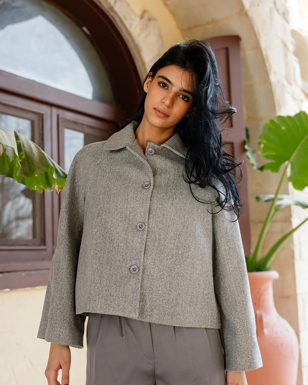 Women Winter cropped Jacket