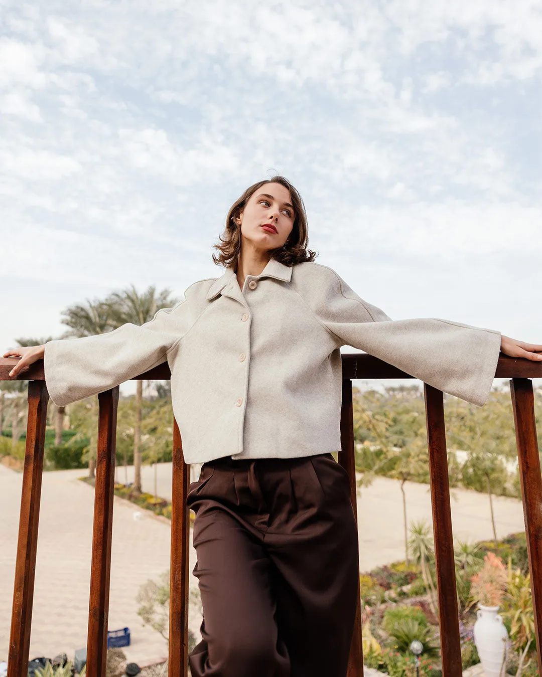 Women Winter cropped Jacket