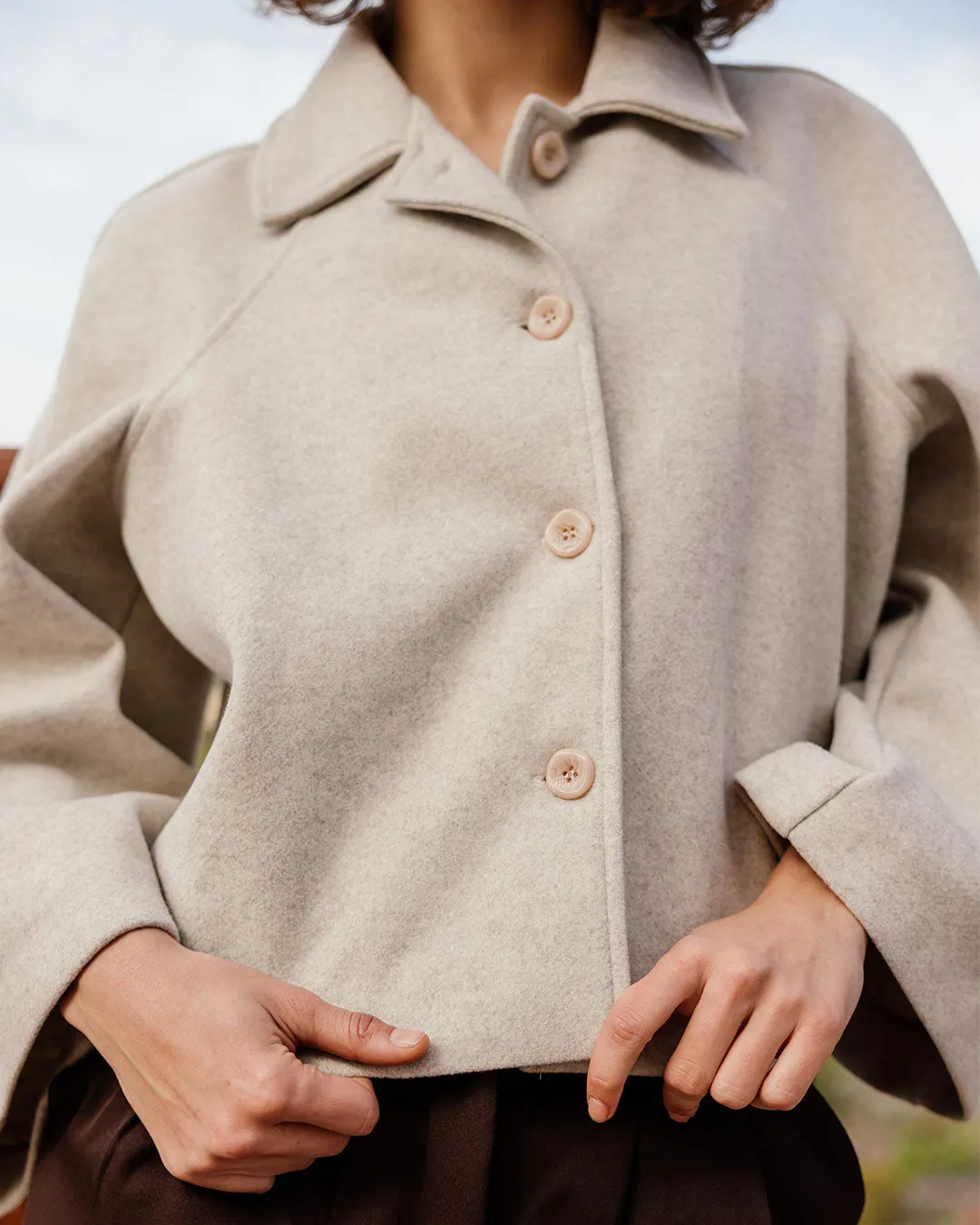 Women Winter cropped Jacket