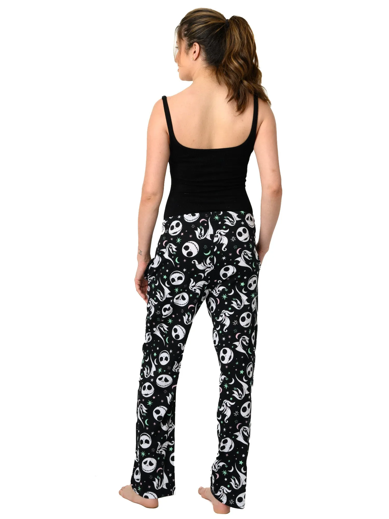 Womens Disney Nightmare Before Christmas Pajama Pants Lounge Jack Skellington
