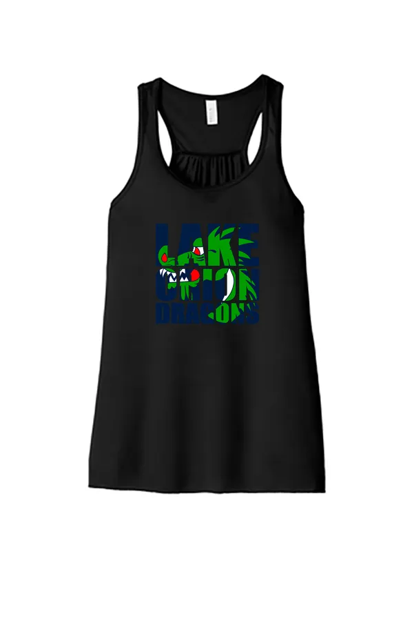 Women's Flowy Racerback Tank - Lake Orion Spirit