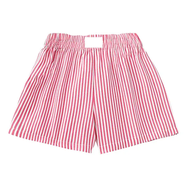 Women's Gingham Shorts with Patch