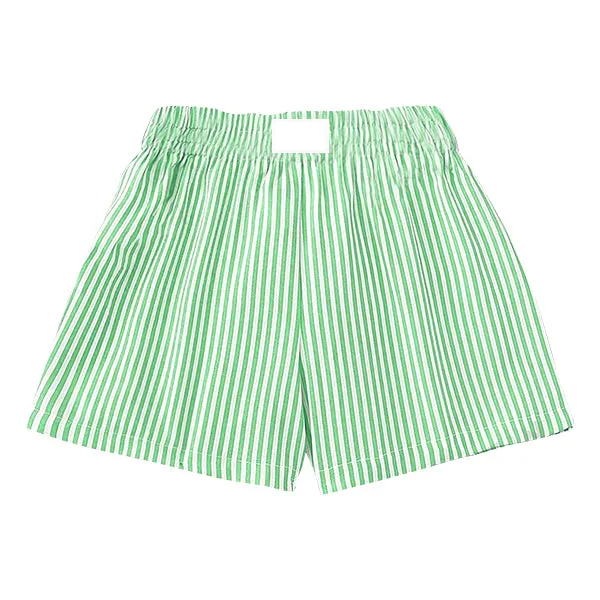 Women's Gingham Shorts with Patch