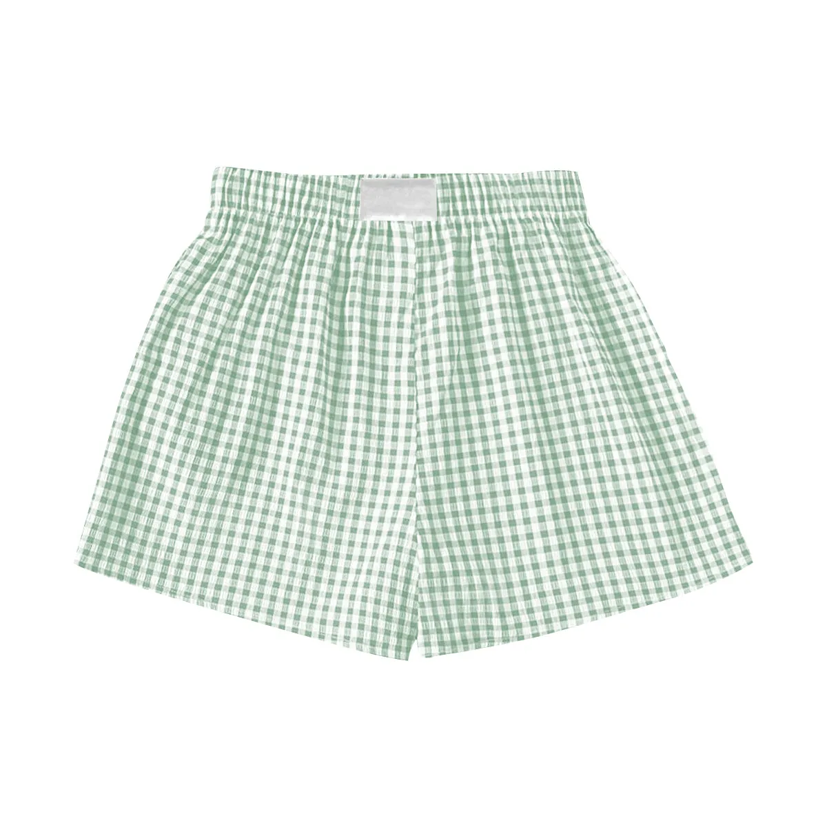 Women's Gingham Shorts with Patch