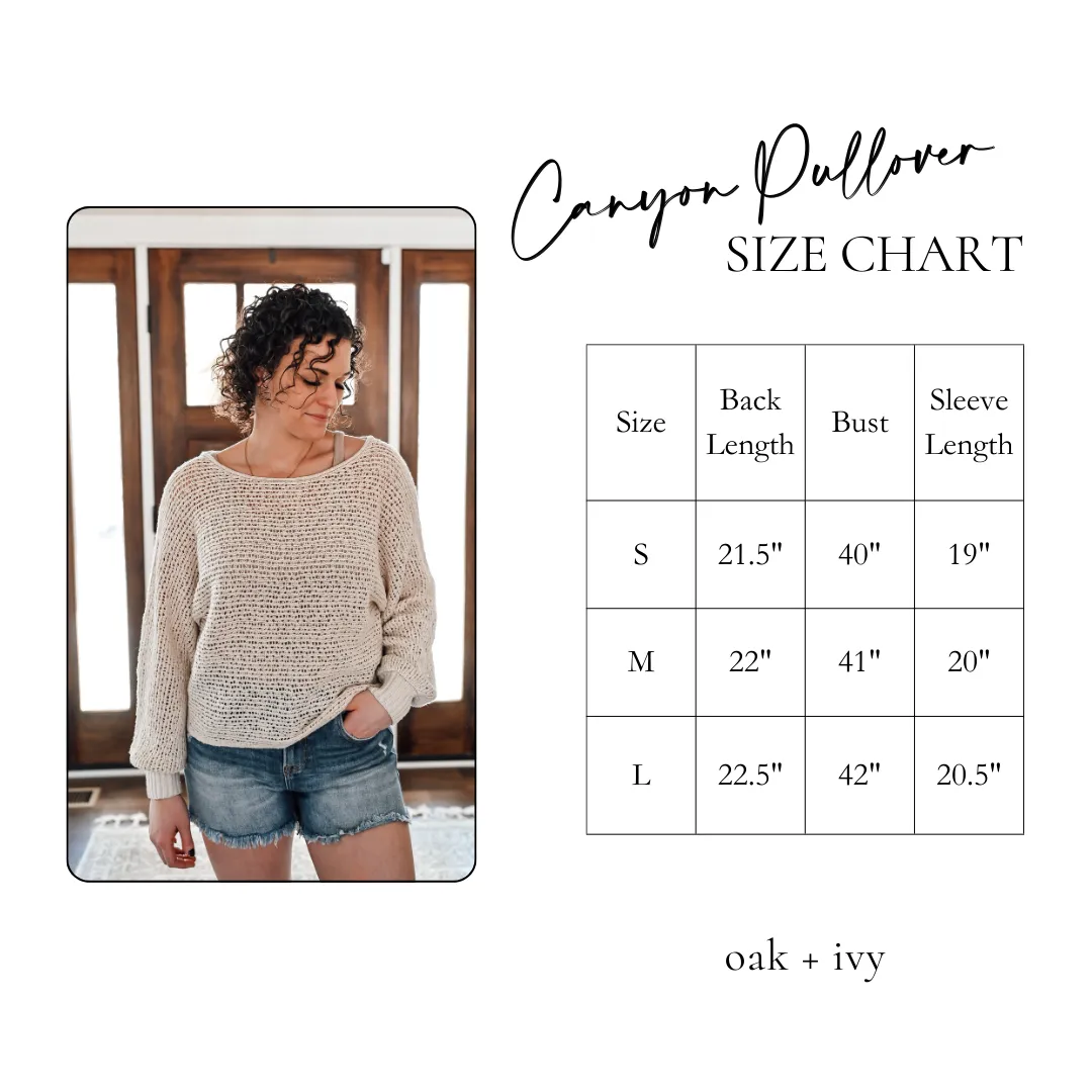 Women's Lightweight Canyon Pullover *FINAL SALE*