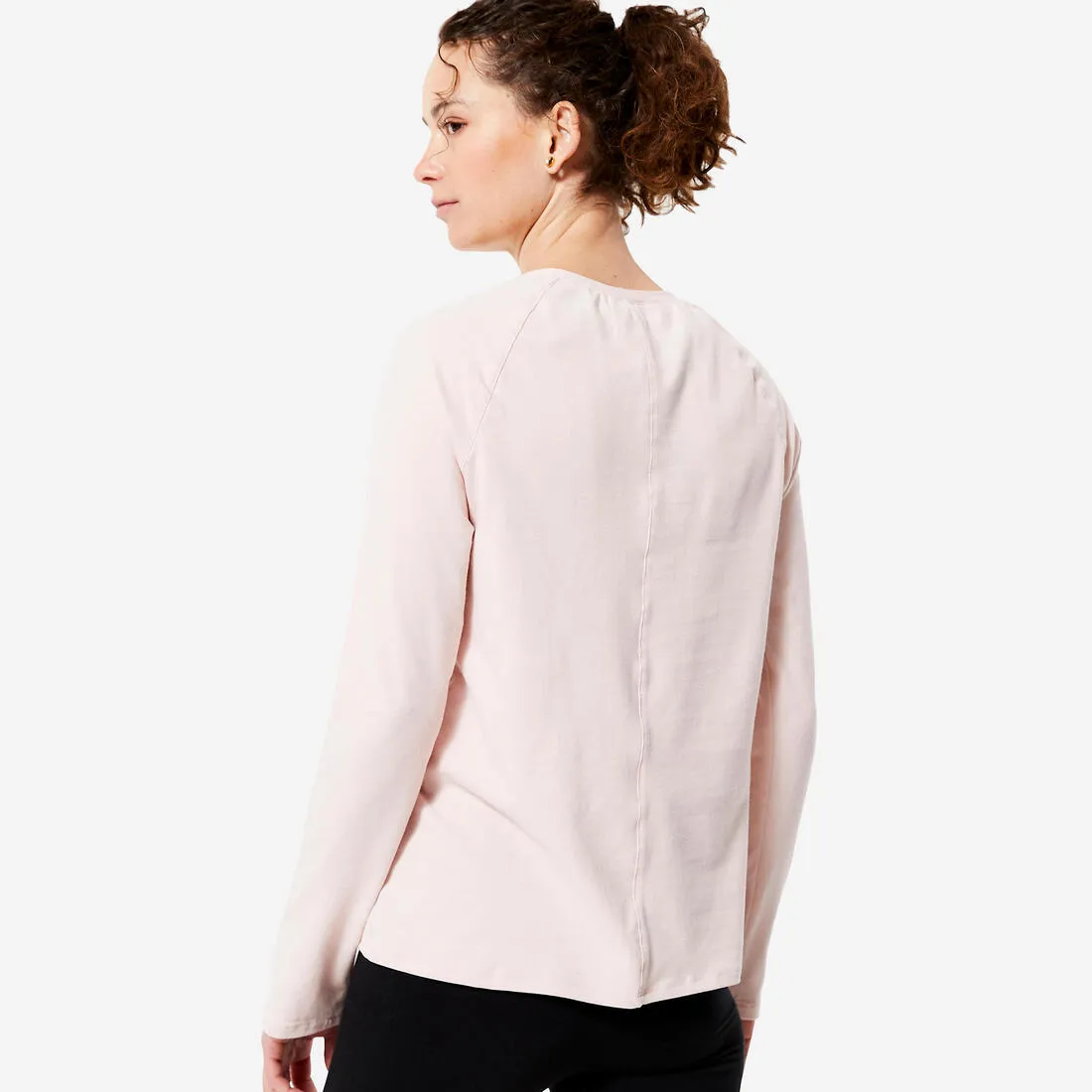 Women's Long-Sleeved Fitness T-Shirt 500