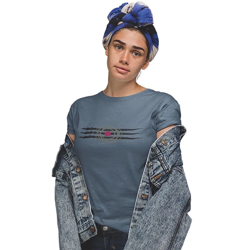Womens Shiva Third Eye T-Shirt - Tripundra Shirt - Samadhi Meditation T-Shirts