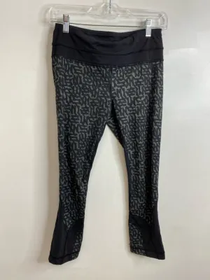 Womens Size 4 Misses Black lululemon Athletic Leggings