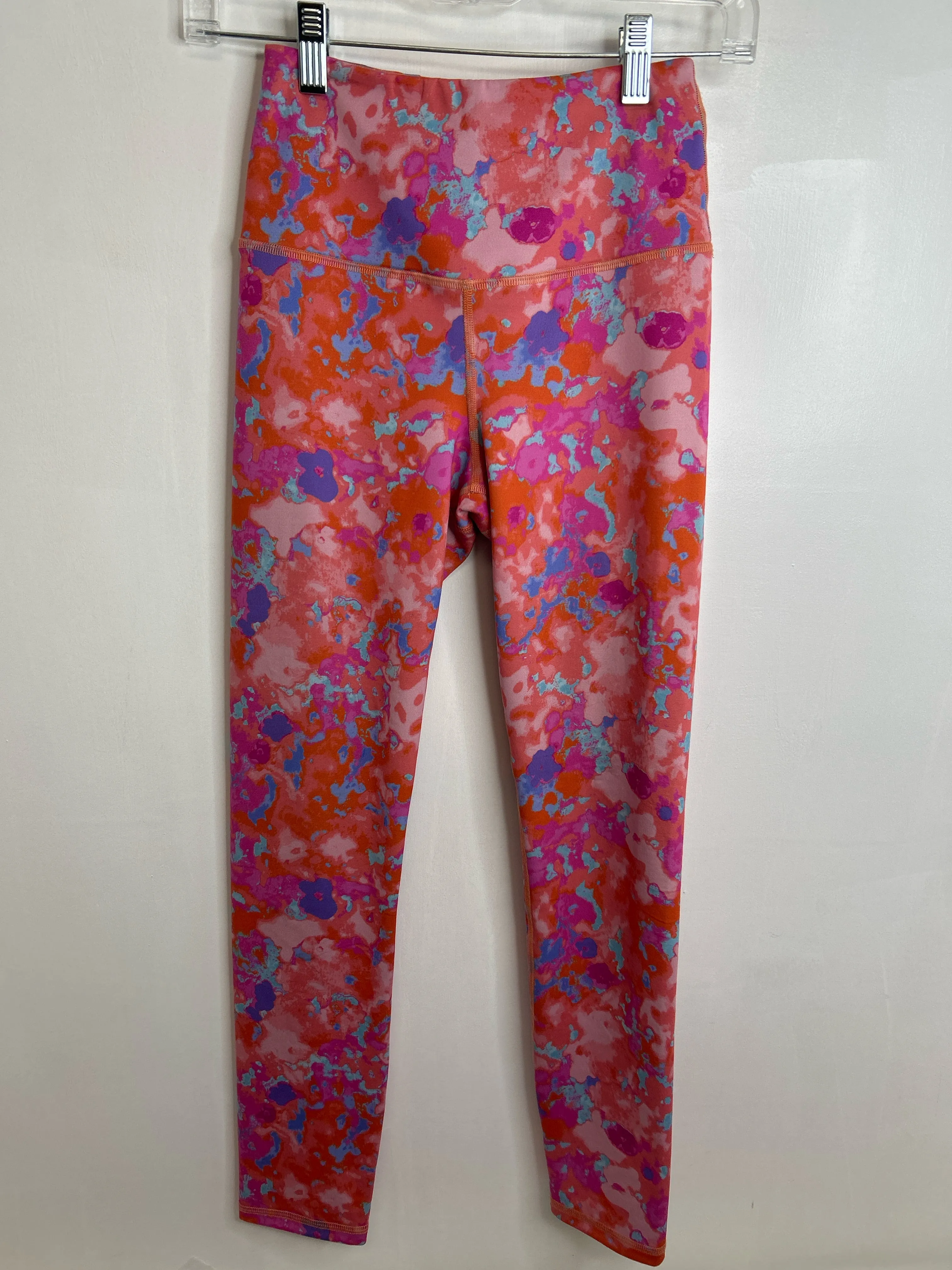 Womens Size XSm Misses Orange Daily Practice Athletic Leggings