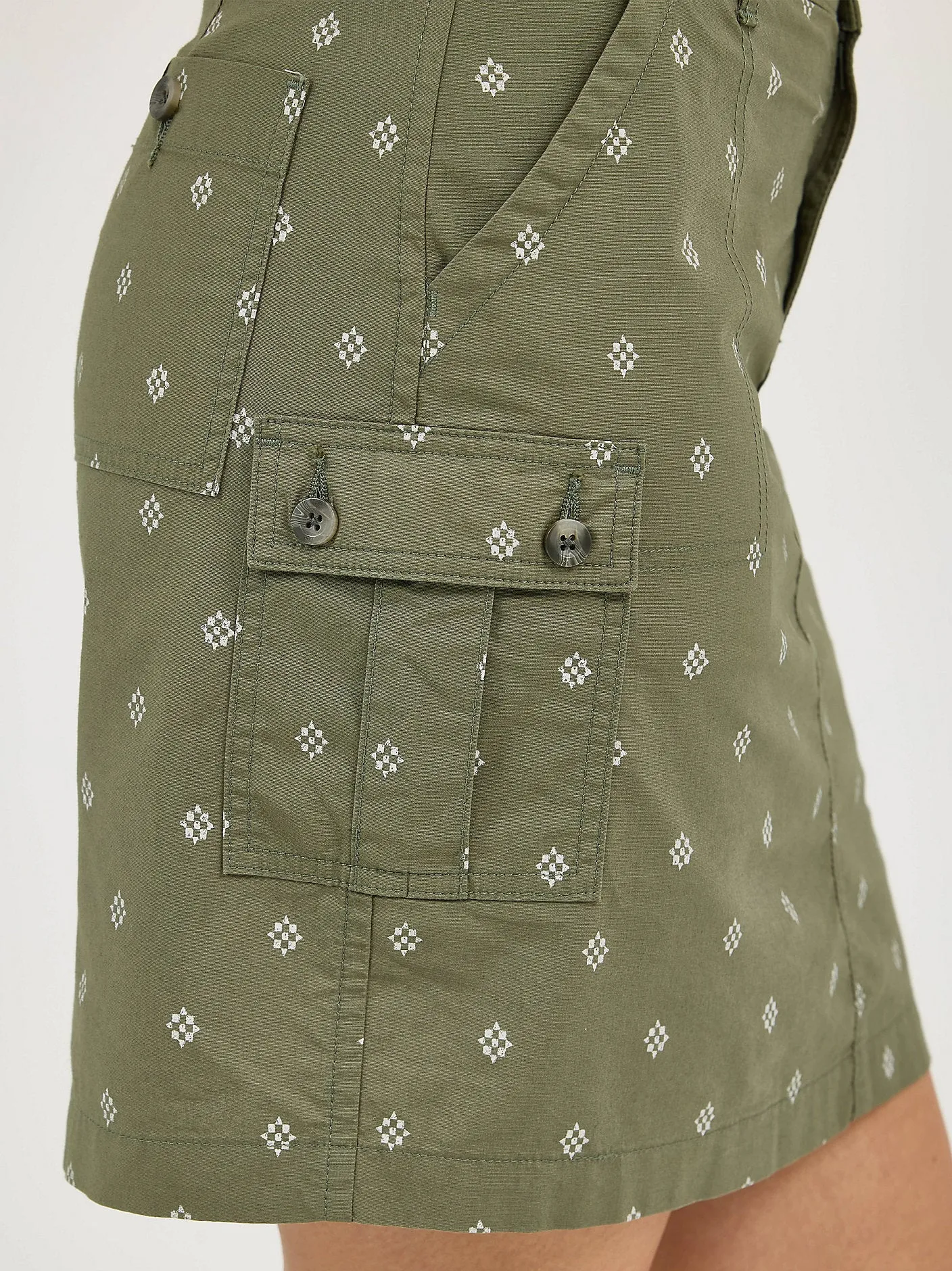 Women's Ultra Lux Comfort with Flex-to-Go Skort - Olive Grove - 112362284