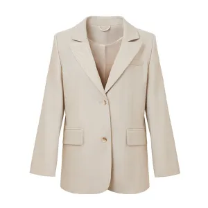 Woolen Long Sleeve Blazer