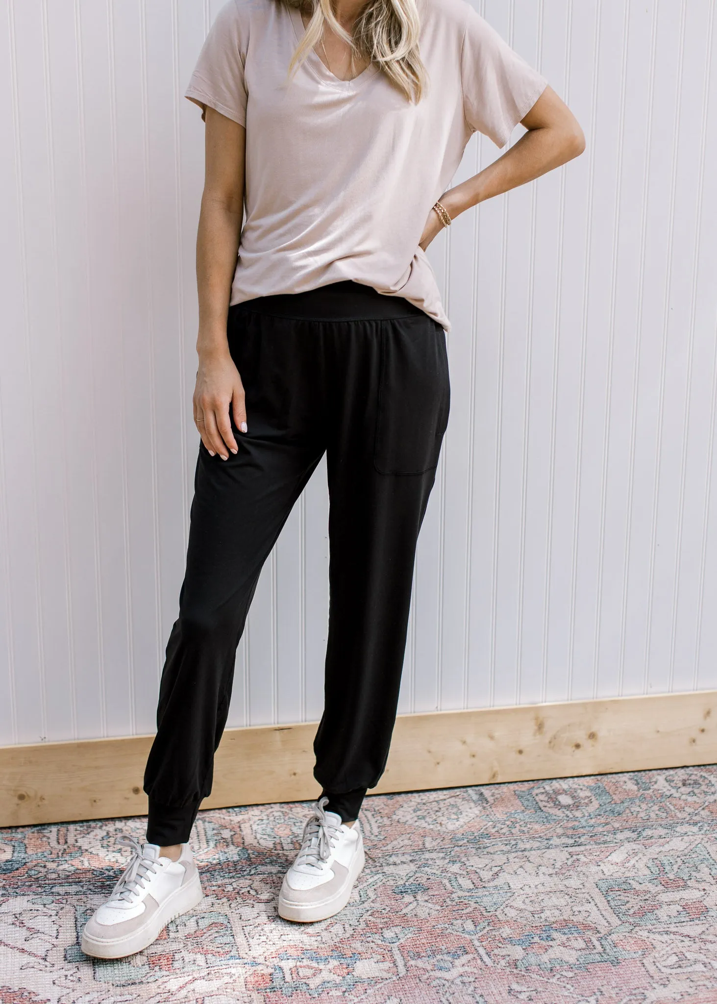 X Athleisure Black Joggers
