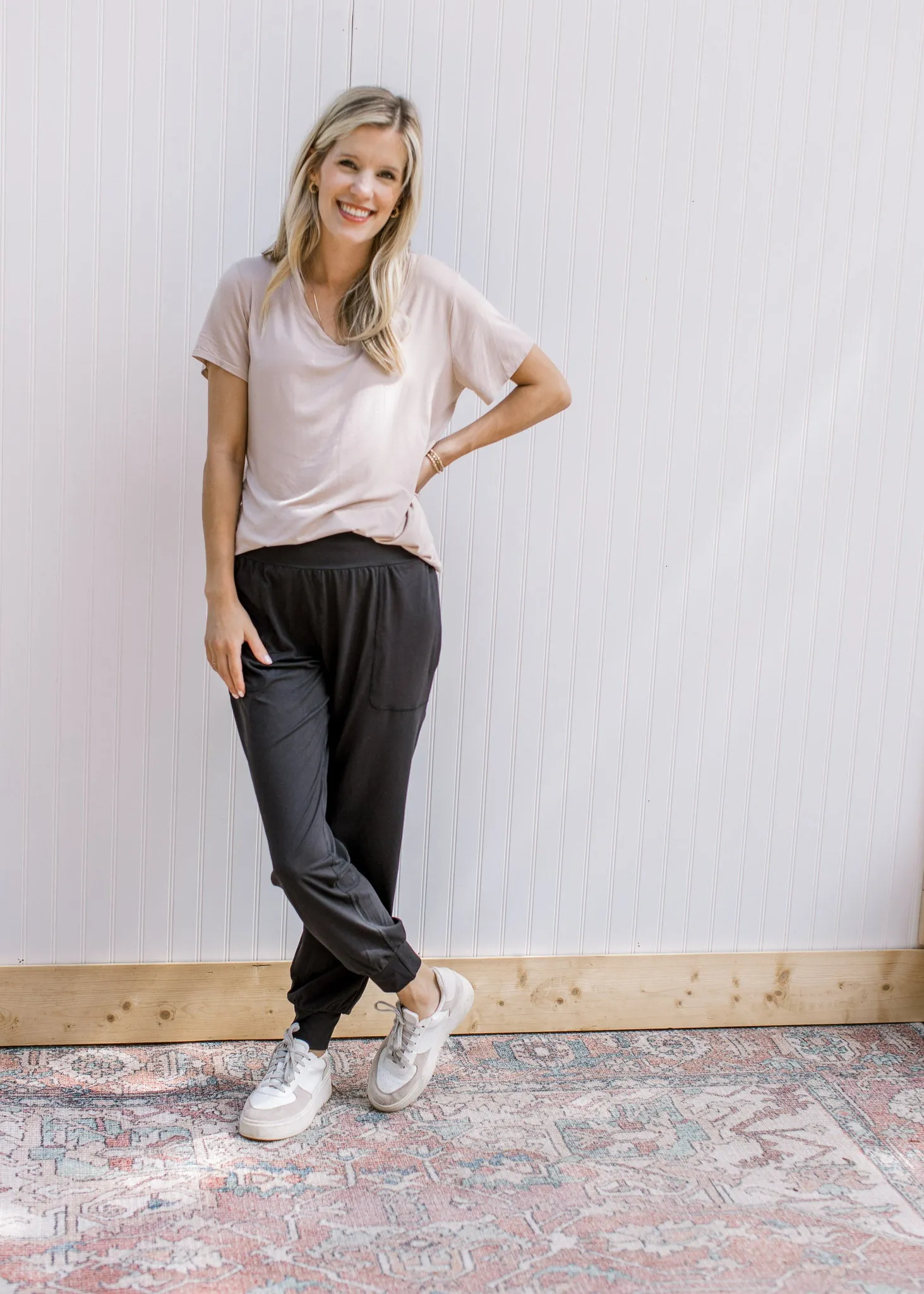 X Athleisure Black Joggers