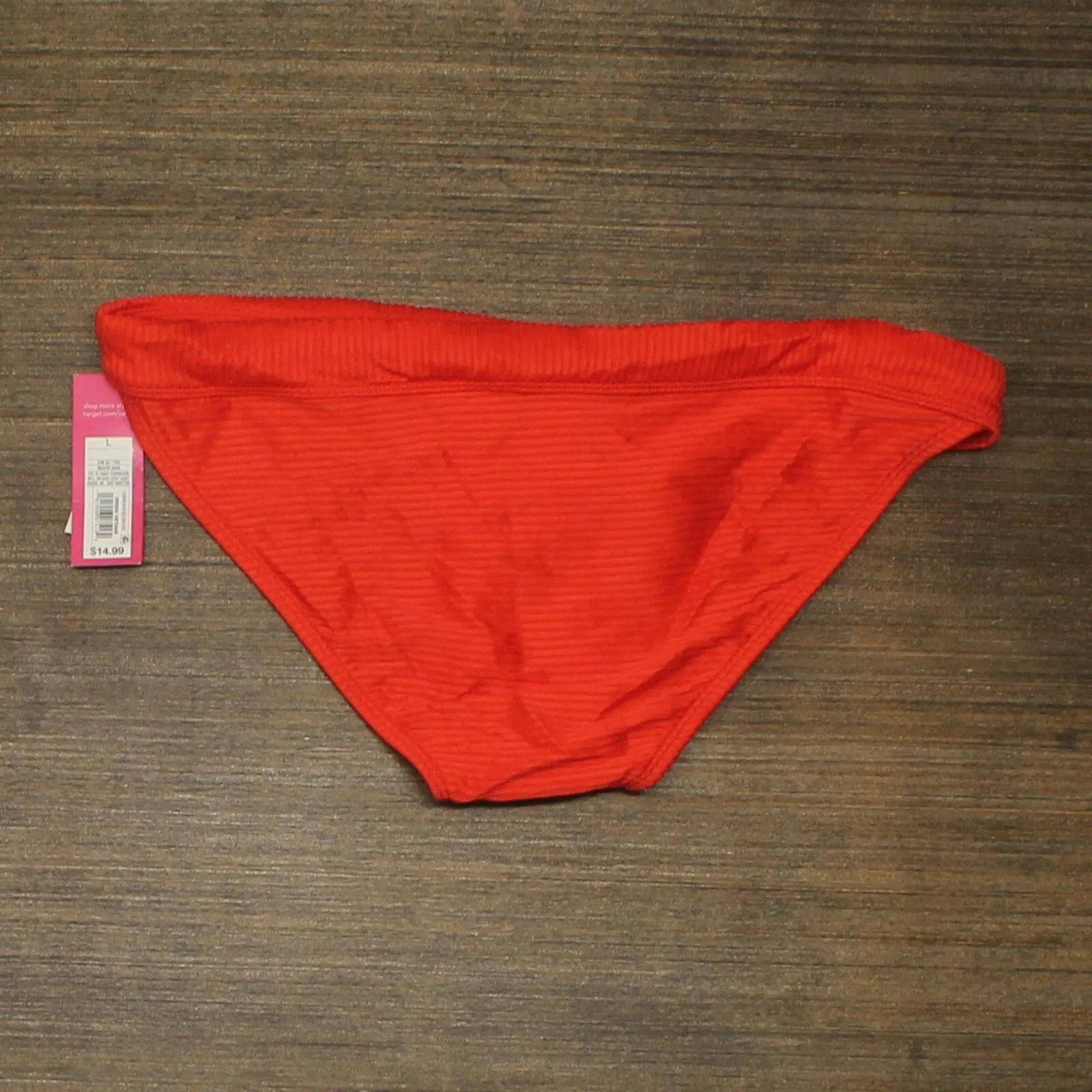 Xhilaration Juniors' Ribbed Cheeky Bikini Bottom AFJ85B