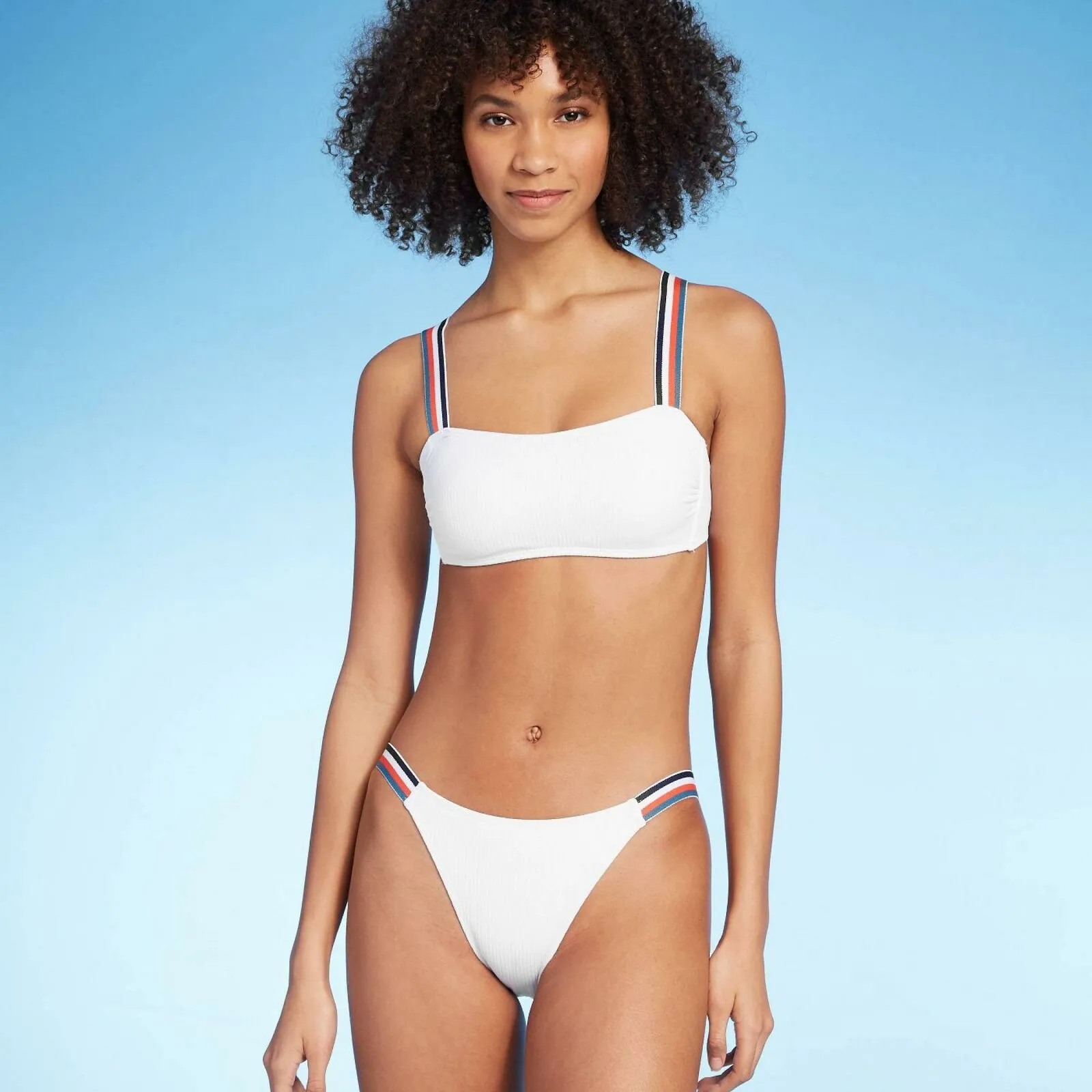 Xhilaration Women's Ribbed Bralette Bikini Top