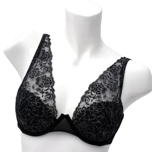 Yamamay Padded Balcony Bra Black