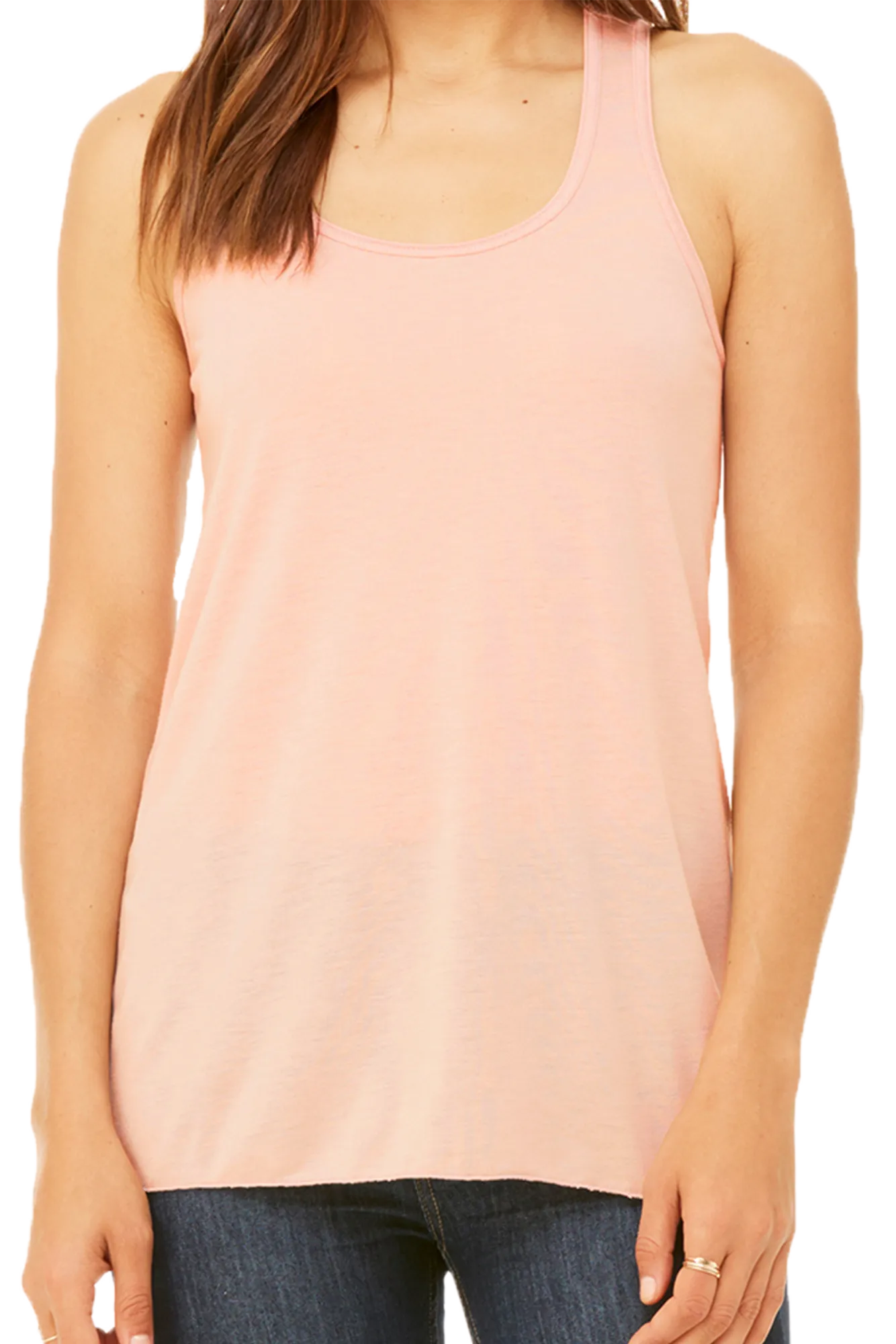 Yes I Like Pina Coladas Flowy Racerback Tank