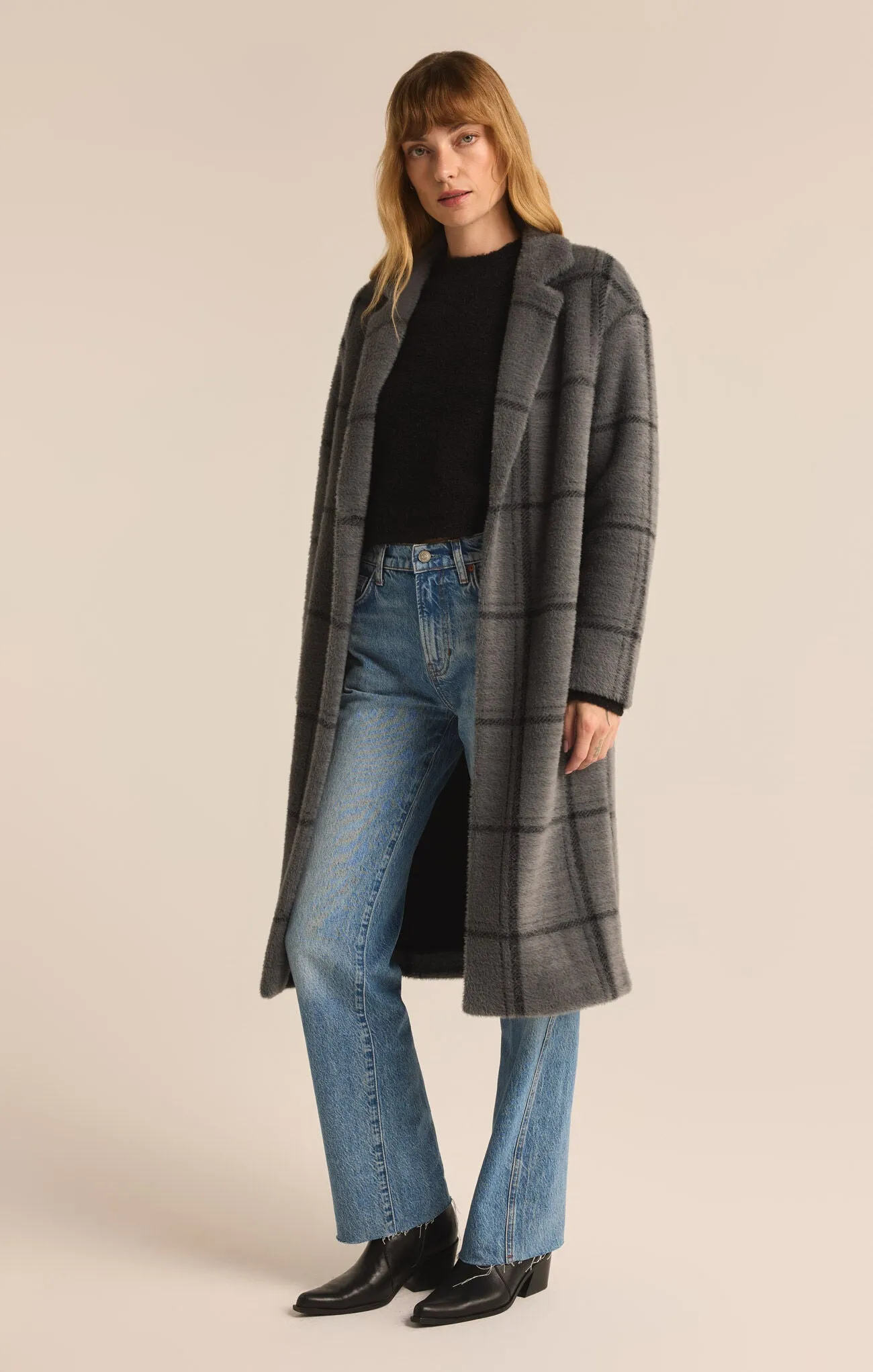 Z Supply Mason Windowpane Coat