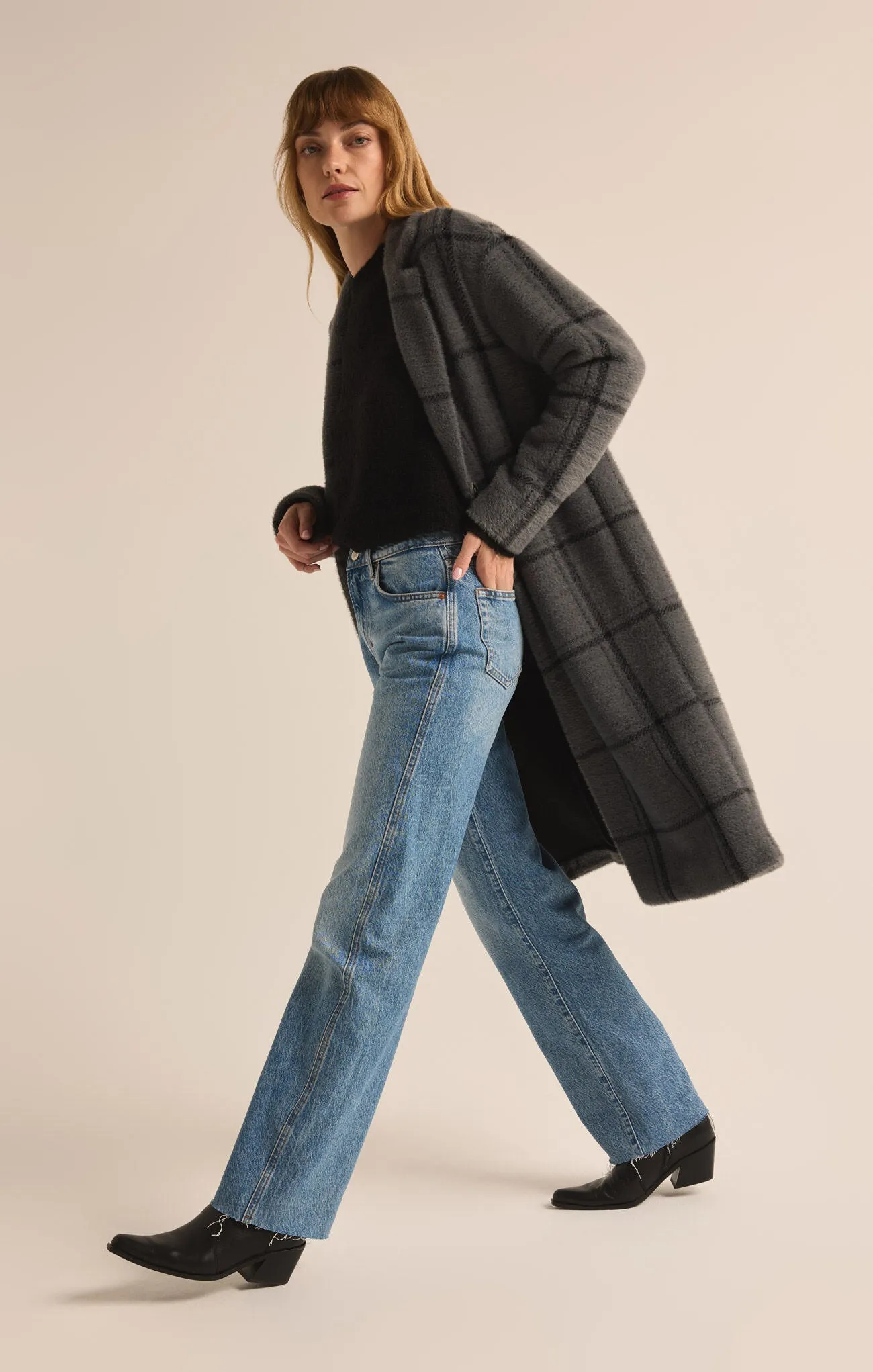 Z Supply Mason Windowpane Coat