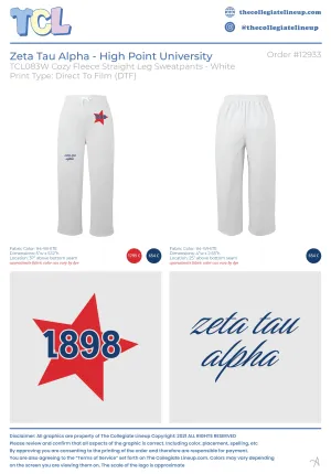 Zeta Tau Alpha High Point University #12933